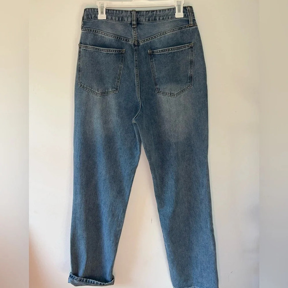 Great Smoky Button Fly Blue Indigo High Waist NWT Jeans Size 11 - Picture 2 of 7